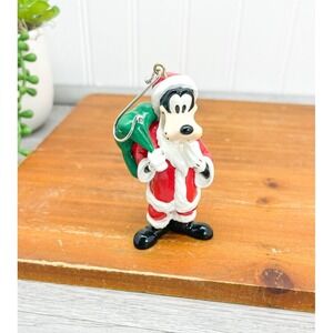 Vintage Disney GOOFY SANTA It's a Small World Ornament Disney World Store 1992
